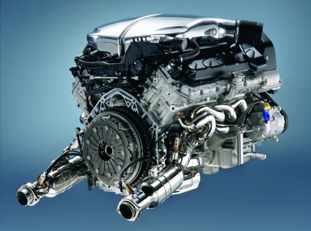Engine S85 V10 back